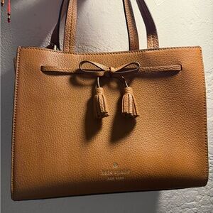Kate Spade Tan Leather Satchel